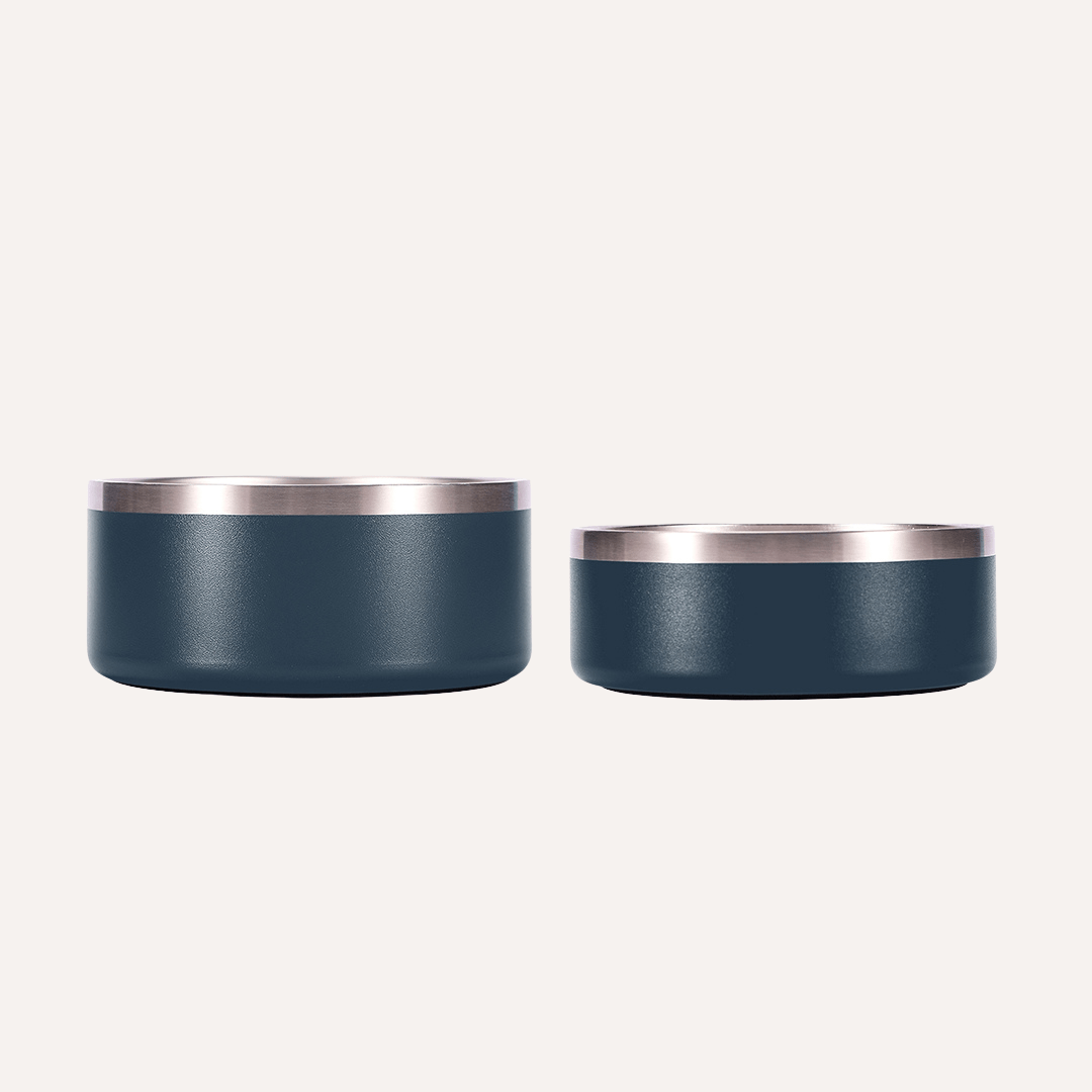 Tilley + Me Stainless Steel Pet Bowl – Non-Slip, Durable & Dishwasher Safe | 32oz and 64oz